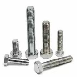 Heavy duty Super Duplex S32750 hex bolt for deepwater offshore oil rigs and subsea equipment in America and Norway.